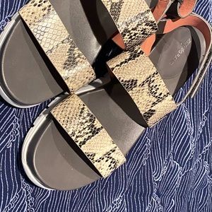 Cole Haan Zero Grand Snakeskin Sandals , Size 8.5